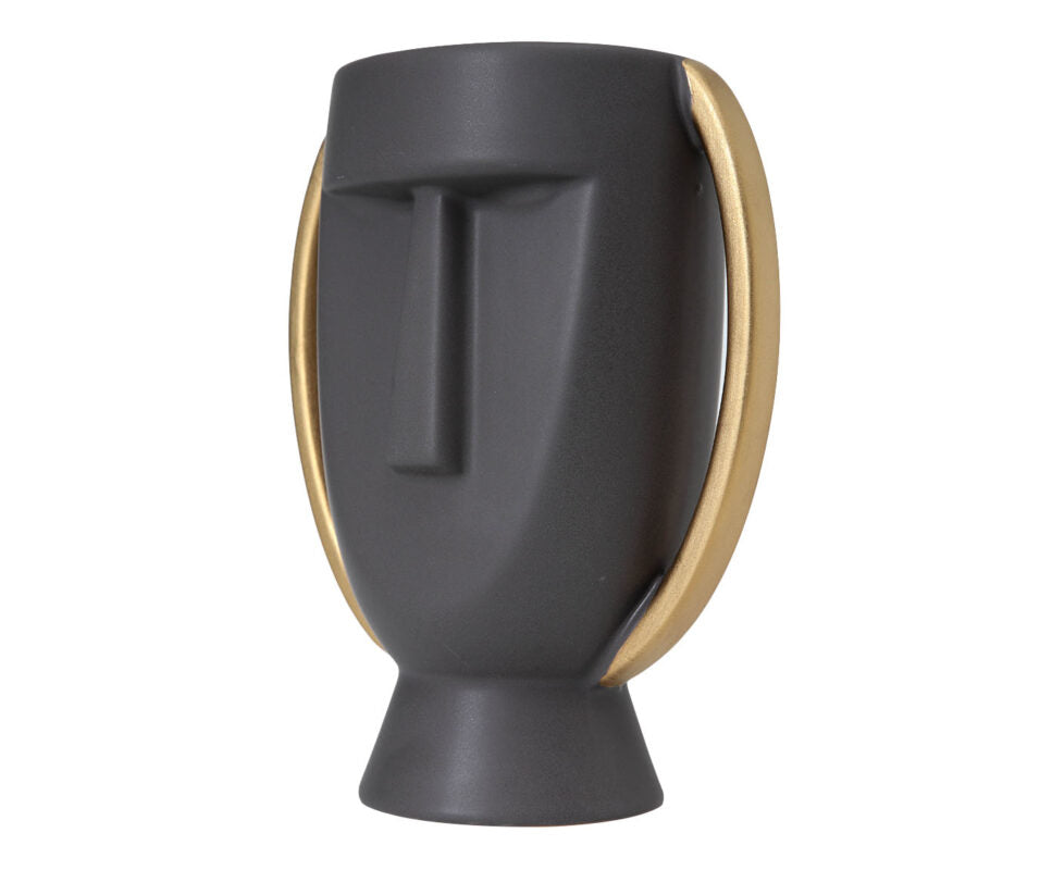 Face Shaped Minimalistic Ceramic Vase