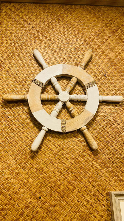 Wooden Ship Wheel