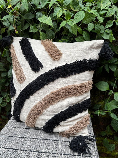 Tufted Handmade Cotton Cushion Cover