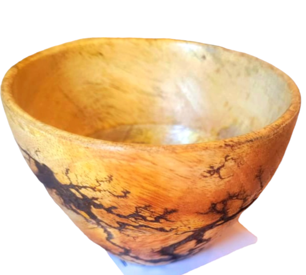 Wooden Bowl (Natural Brown Polish)