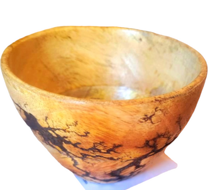 Wooden Bowl (Natural Brown Polish)