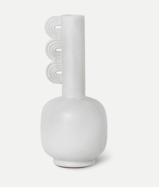 Ceramic White Vase