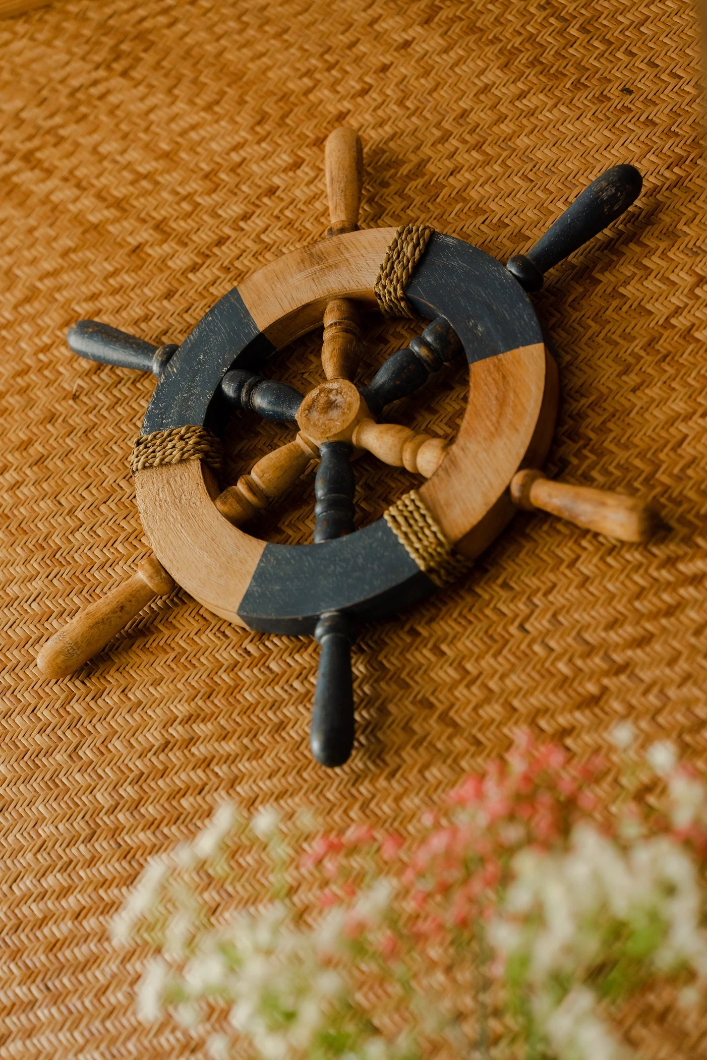 Wooden Ship Wheel