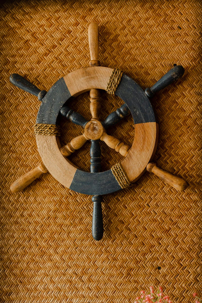 Wooden Ship Wheel