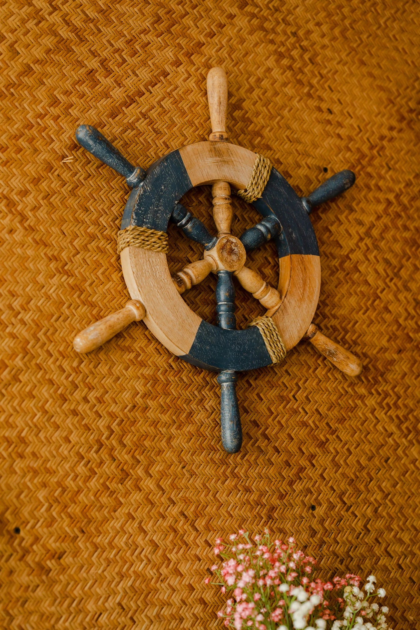 Wooden Ship Wheel