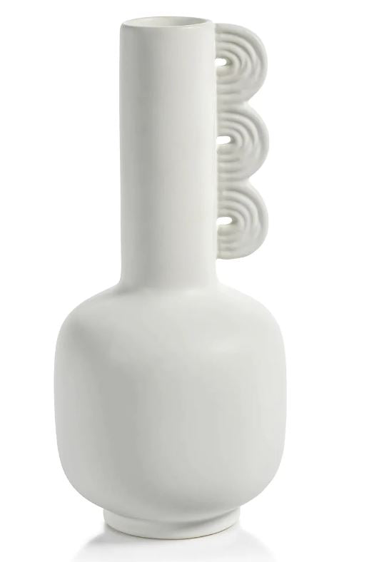 Ceramic White Vase